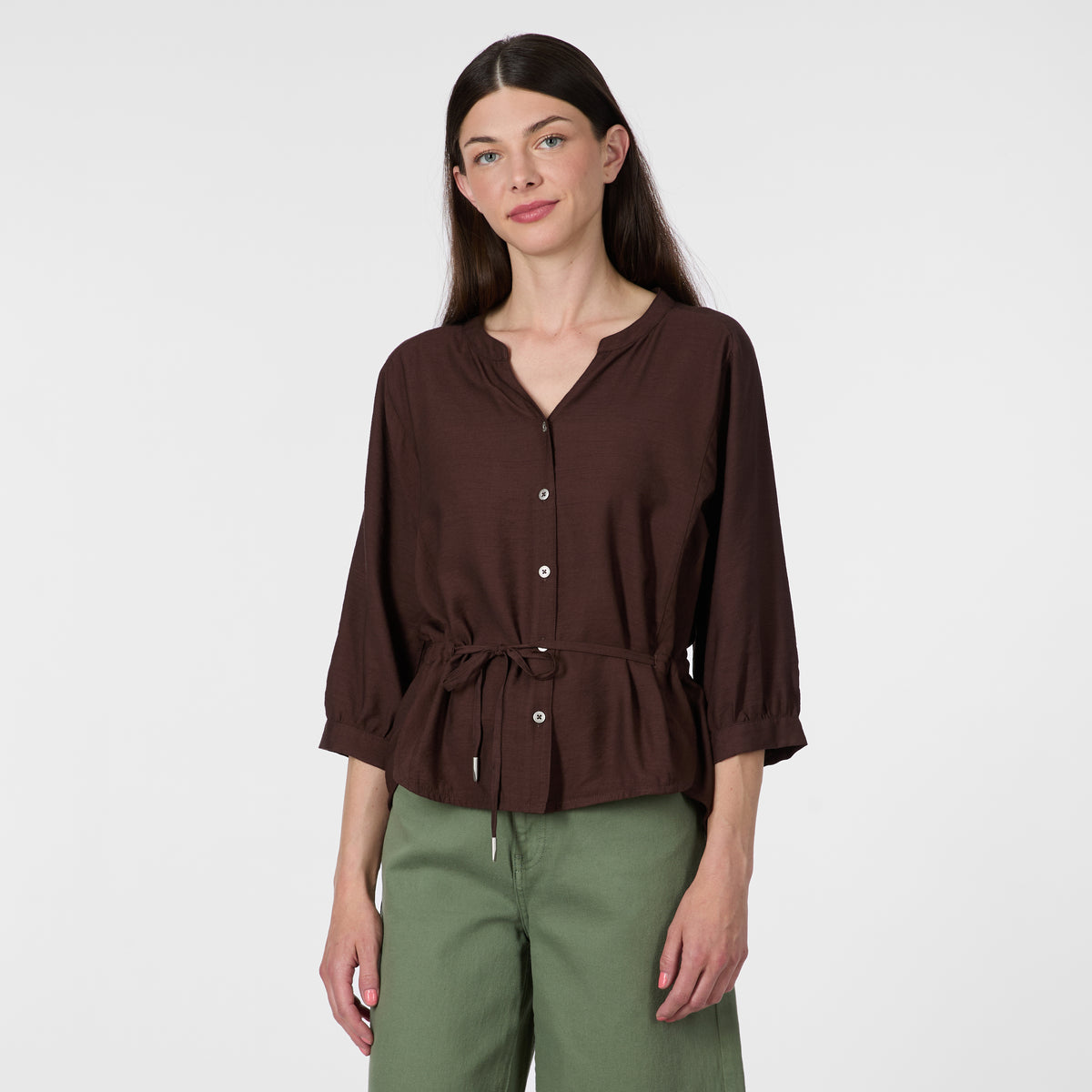 Blouse Trea dark choco small de Ragwear