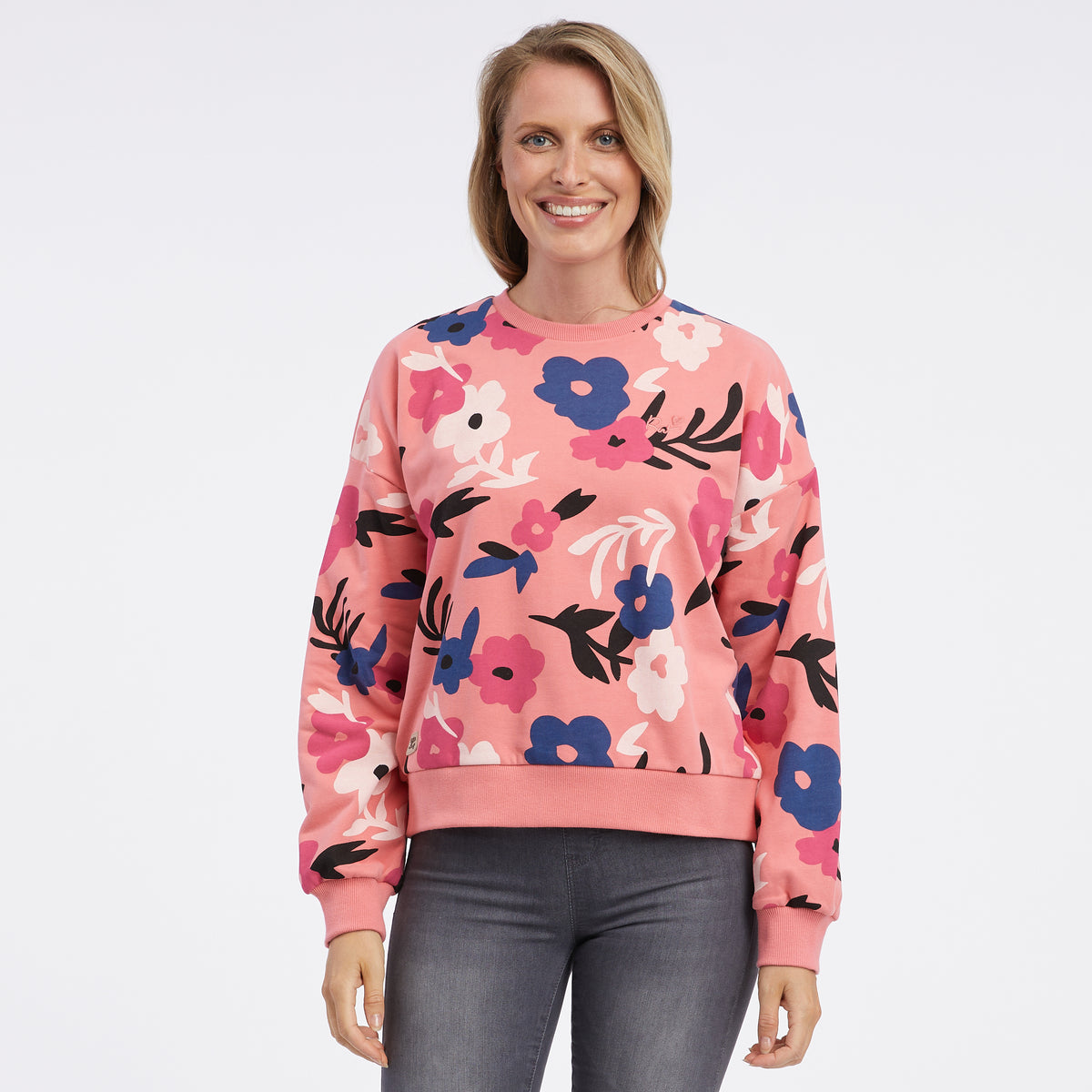 Chandail Wuss print coral  de Ragwear