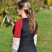 Chandail raglan rouge de APRT