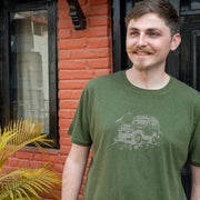 Tee-shirt Wego truck olive de Yeti Love