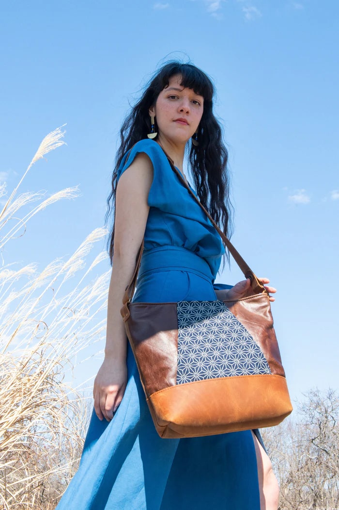 Sac Yupic tissu japonais de Kazak