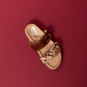 Sandale Rosalie brun mandavilla par Glamille