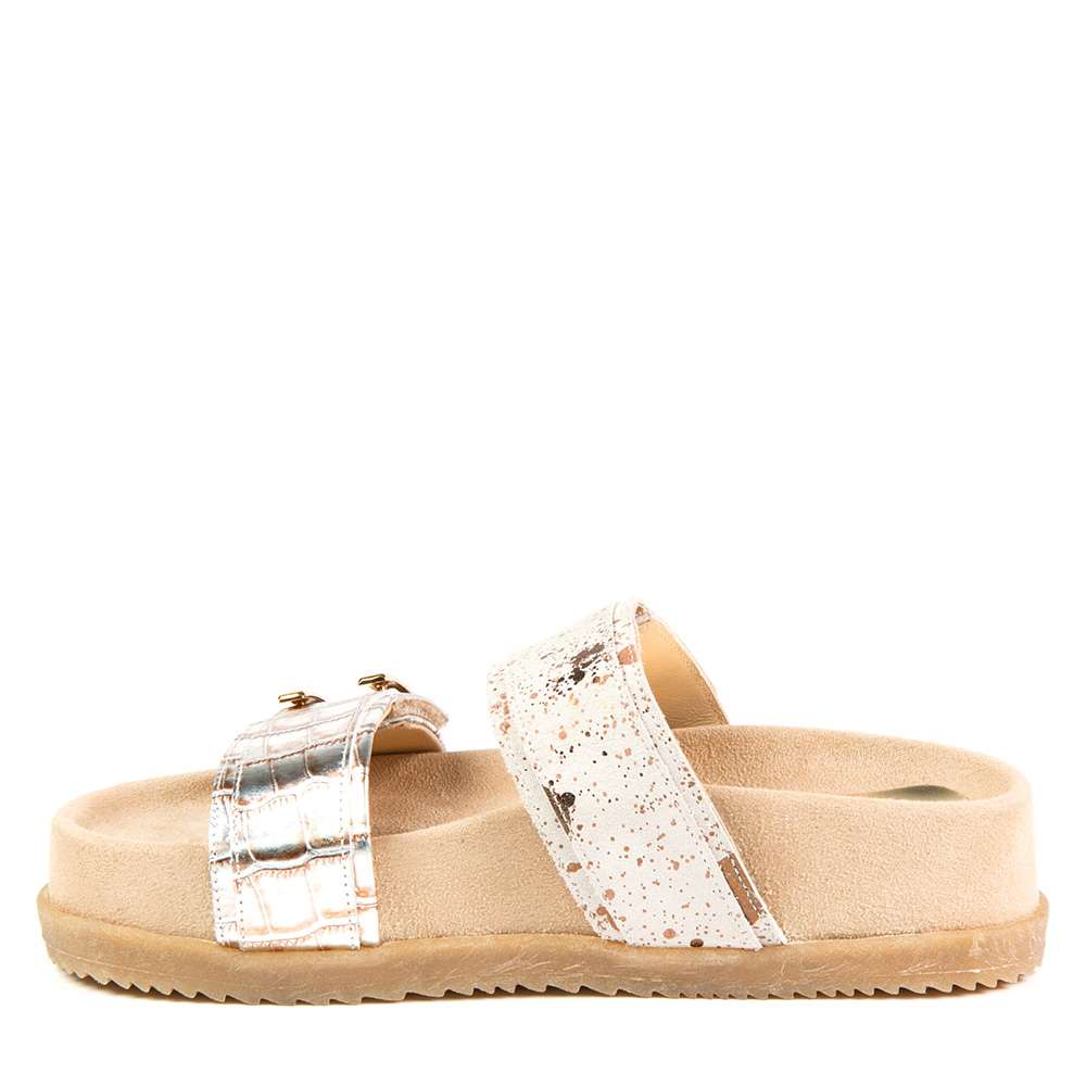 Sandale Rosalie rose nude par Glamille