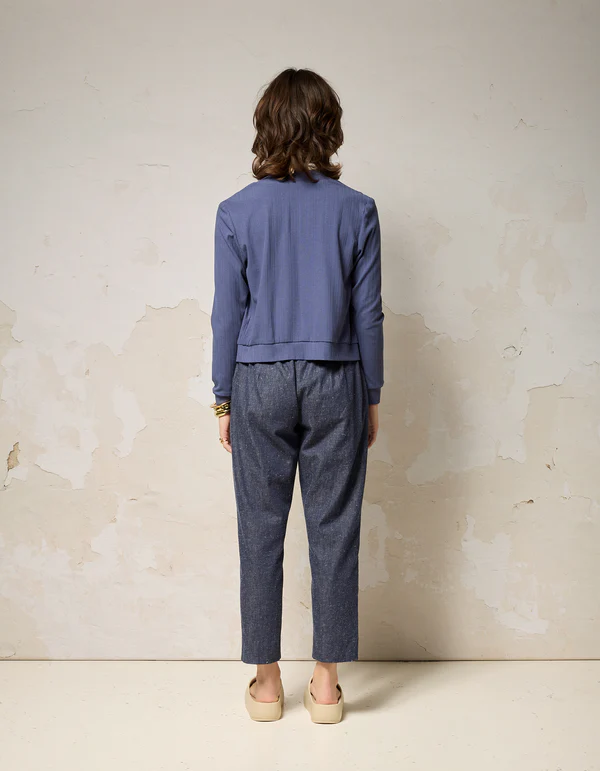 Cardigan Zéphyr marine de Cokluch