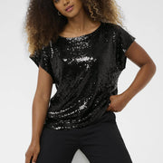 Blouse Glimme sequin de Cream