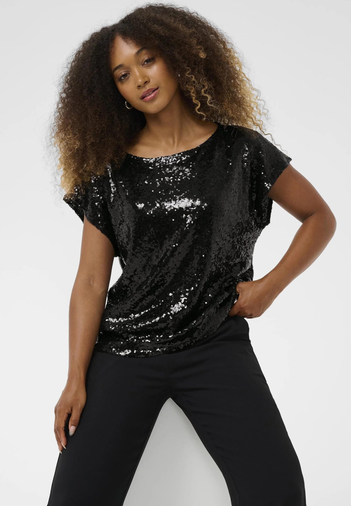 Blouse Glimme sequin de Cream