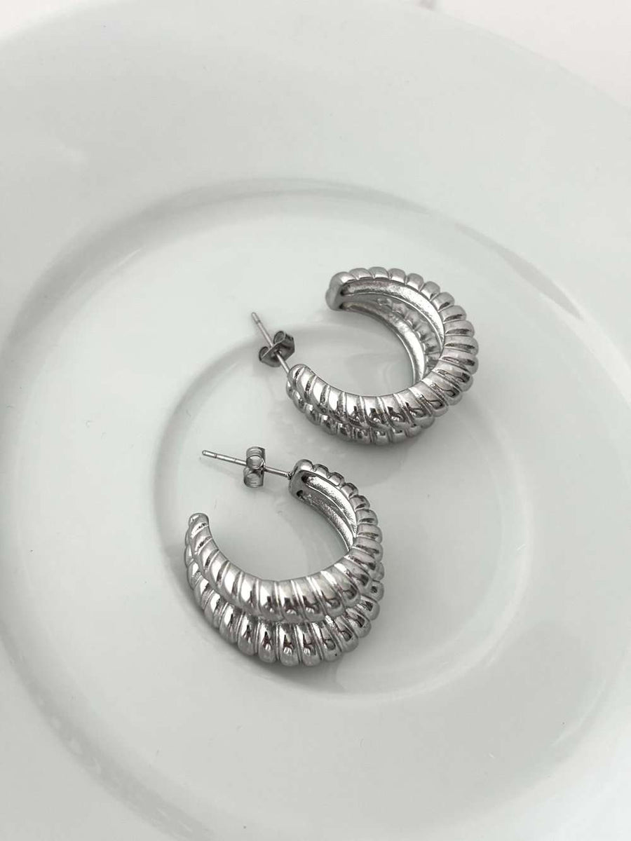 Boucles d'oreilles Adina argent de Tokade