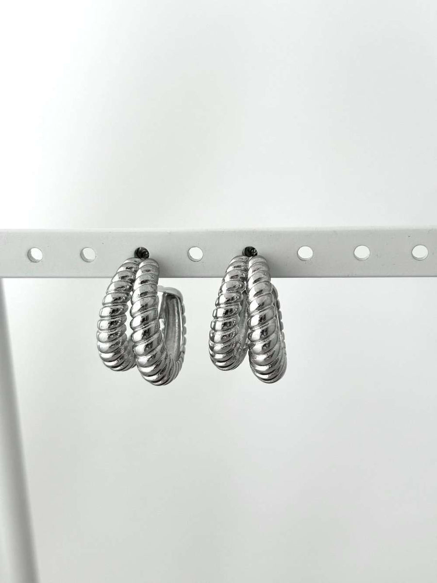 Boucles d'oreilles Adina argent de Tokade