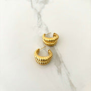 Boucles d'oreilles Adina dorées de Tokade