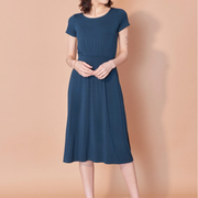 Robe amélie sarcelle par Cherry Bobin