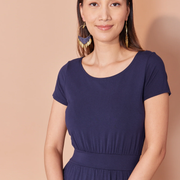 Robe amélie sarcelle par Cherry Bobin