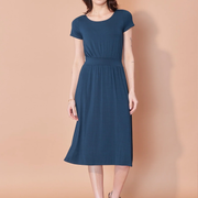 Robe amélie sarcelle par Cherry Bobin