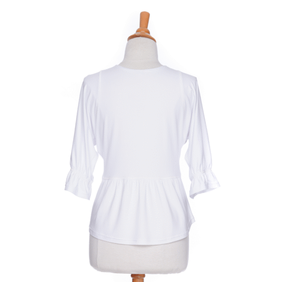 Blouse tonique blanc de Rien ne se perd tout se crée