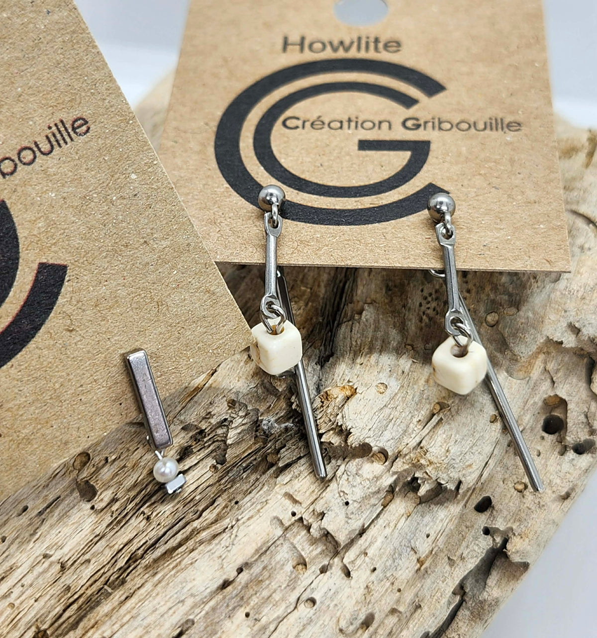 Boucles d'oreilles #719 de Gribouille