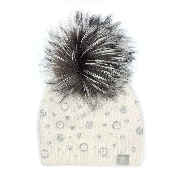 Tuque Flocons blanc par Furlux