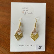 Boucles d'oreilles perlées #23 par Carmelle