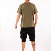Tee-shirt Tom mountain burnt olive Yeti Love