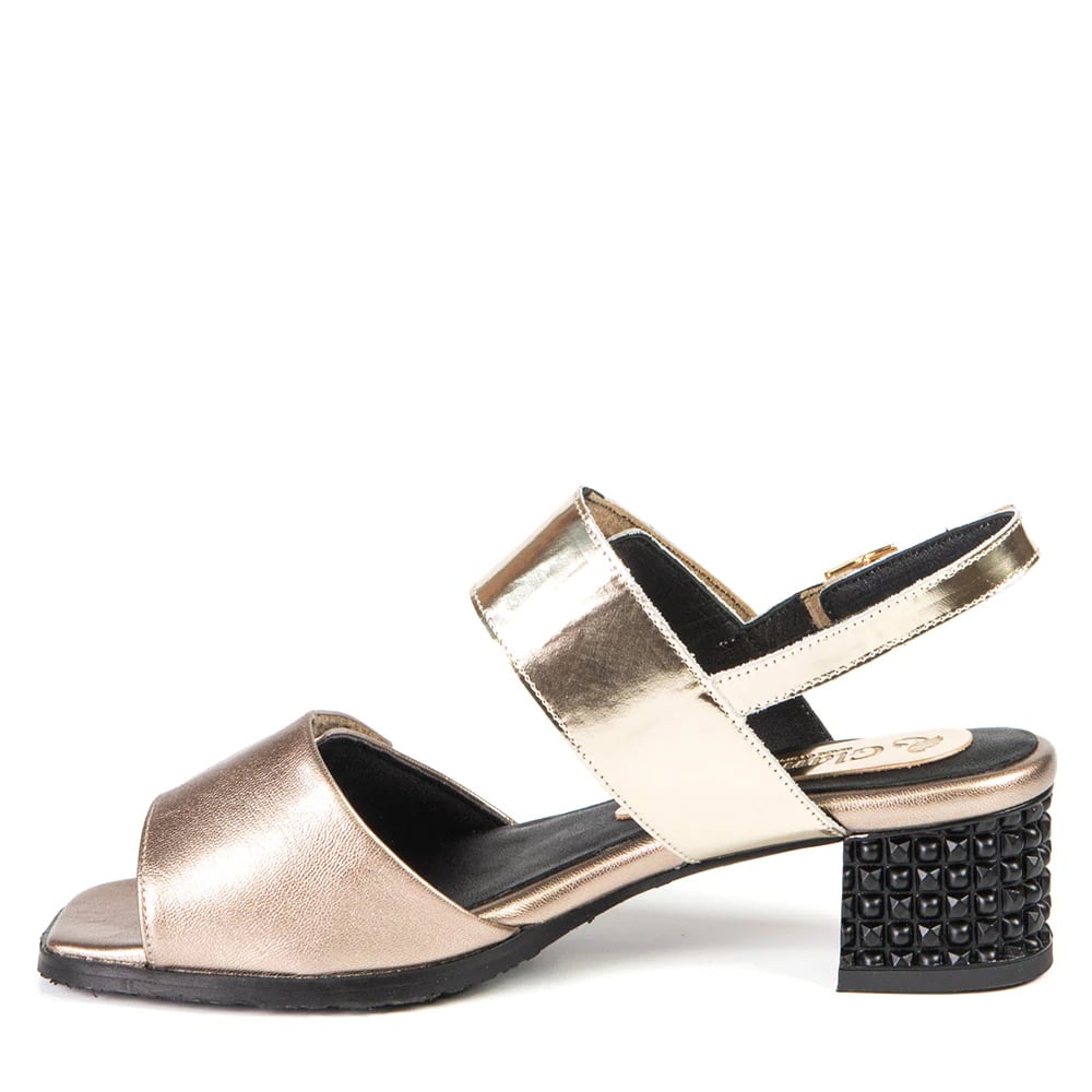 Sandale Céline doré galaxy par Glamille