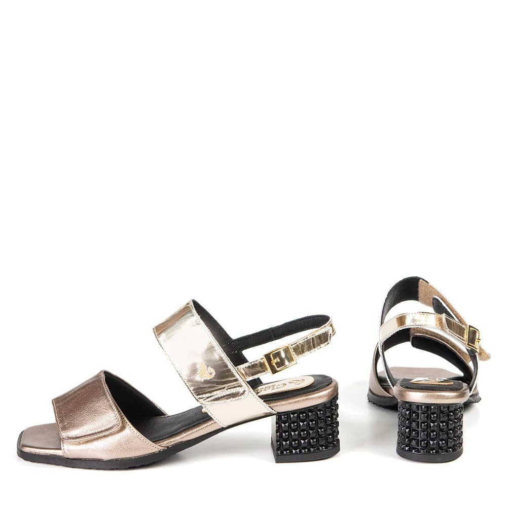 Sandale Céline doré galaxy par Glamille