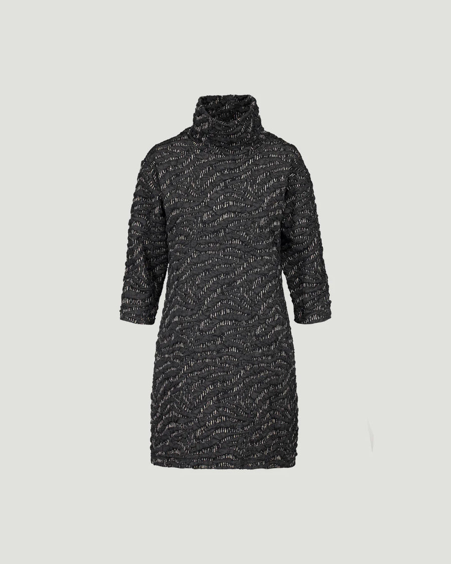 Robe Chiara noir et gold de Marigold