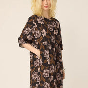 Robe Emma flowers noir de Cokluch