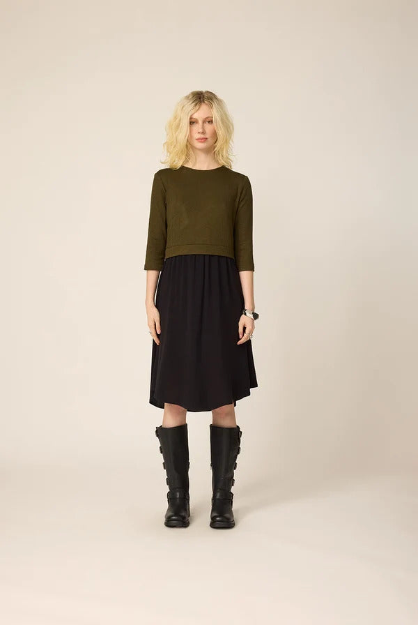 Robe Pearl olive de Cokluch