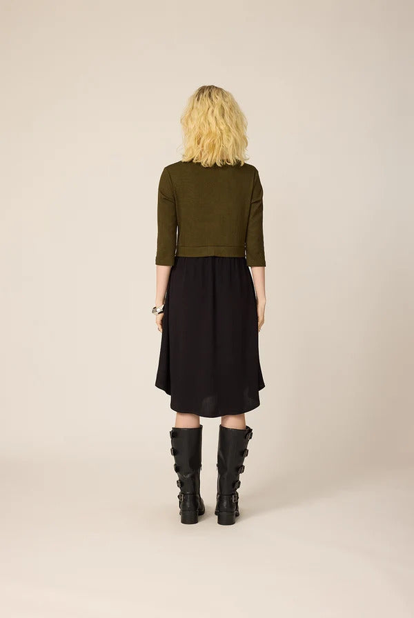 Robe Pearl olive de Cokluch