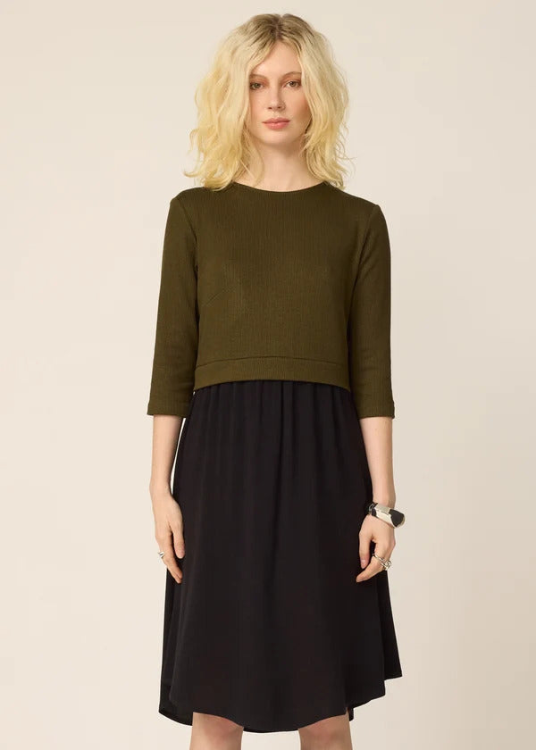 Robe Pearl olive de Cokluch