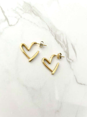 Boucles d'oreilles doré argent de Tokade