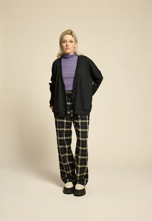 Pantalon West Coast plaid noir de Cokluch