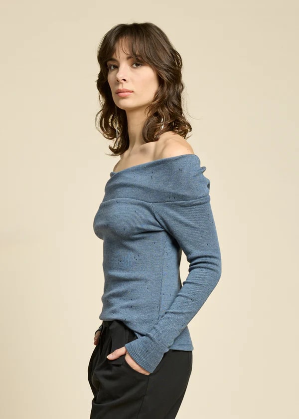 Haut Ruby denim de Cokluch