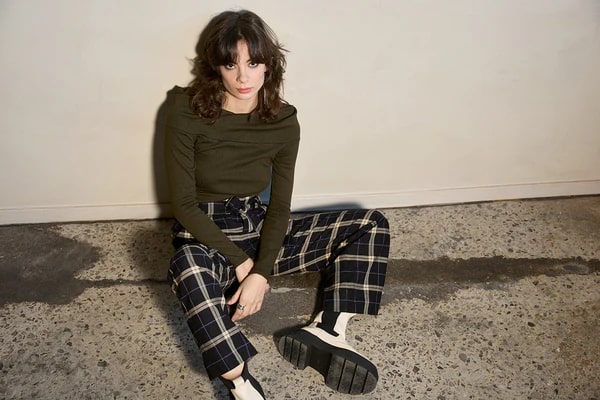 Pantalon West Coast plaid noir de Cokluch