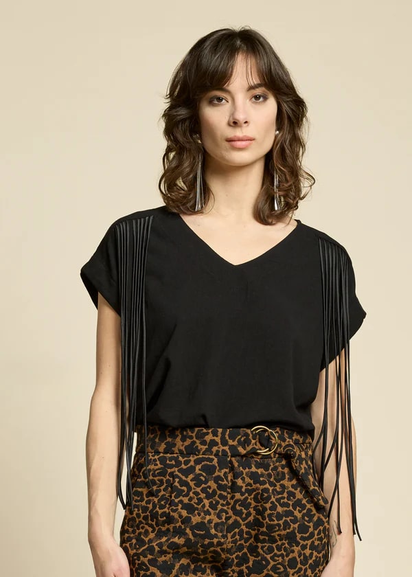 Haut Shout harper noir de Cokluch