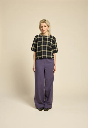 Haut Soul Love plaid noir de Cokluch