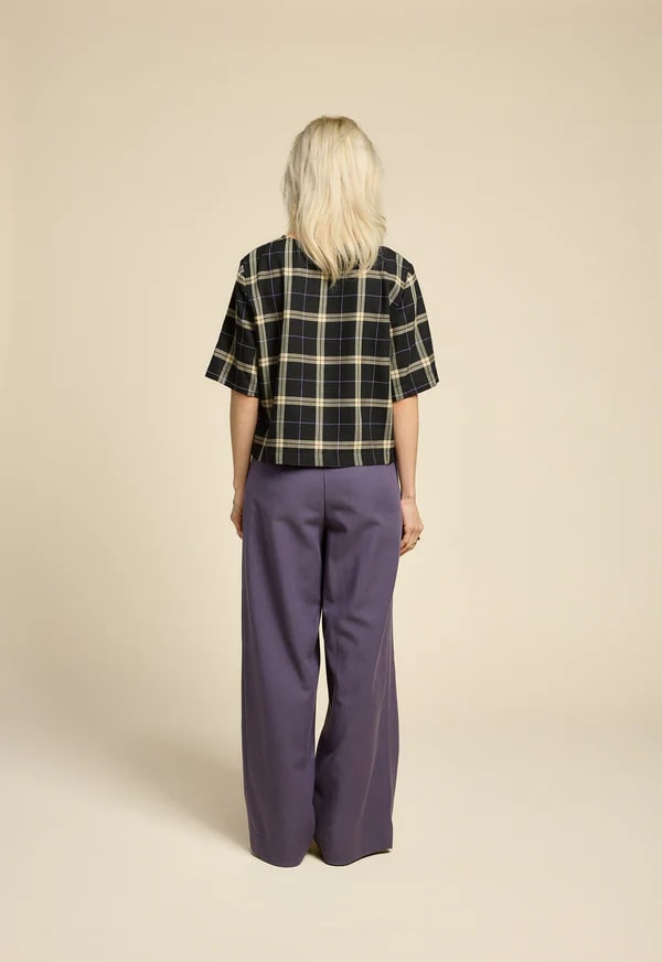 Haut Soul Love plaid noir de Cokluch