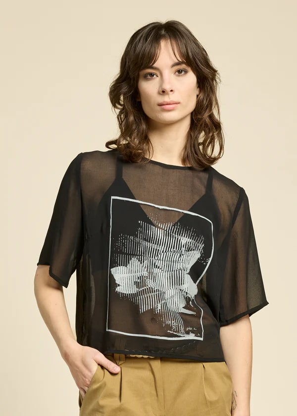 Haut Soul Love voile noir de Cokluch