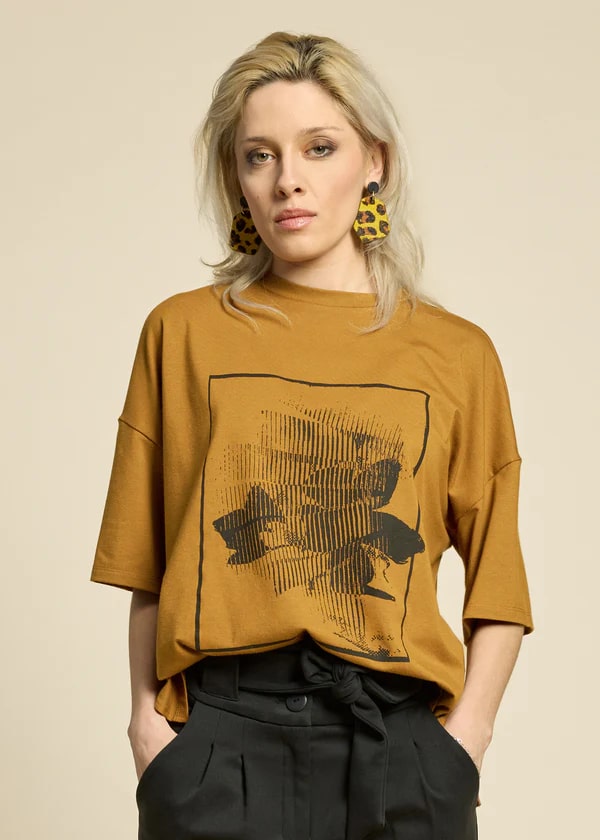 Haut the look dark mustard de Cokluch