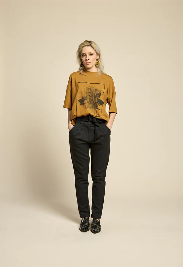 Haut the look dark mustard de Cokluch