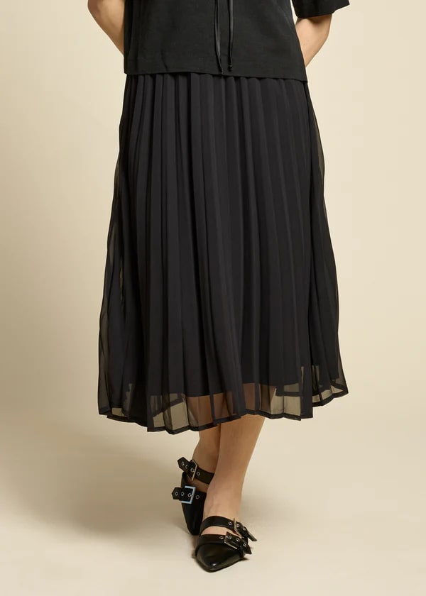 Jupe Flowers noire de Cokluch