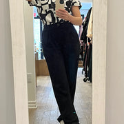 Chemisier cool vibes géo noir par Cherry Bobin