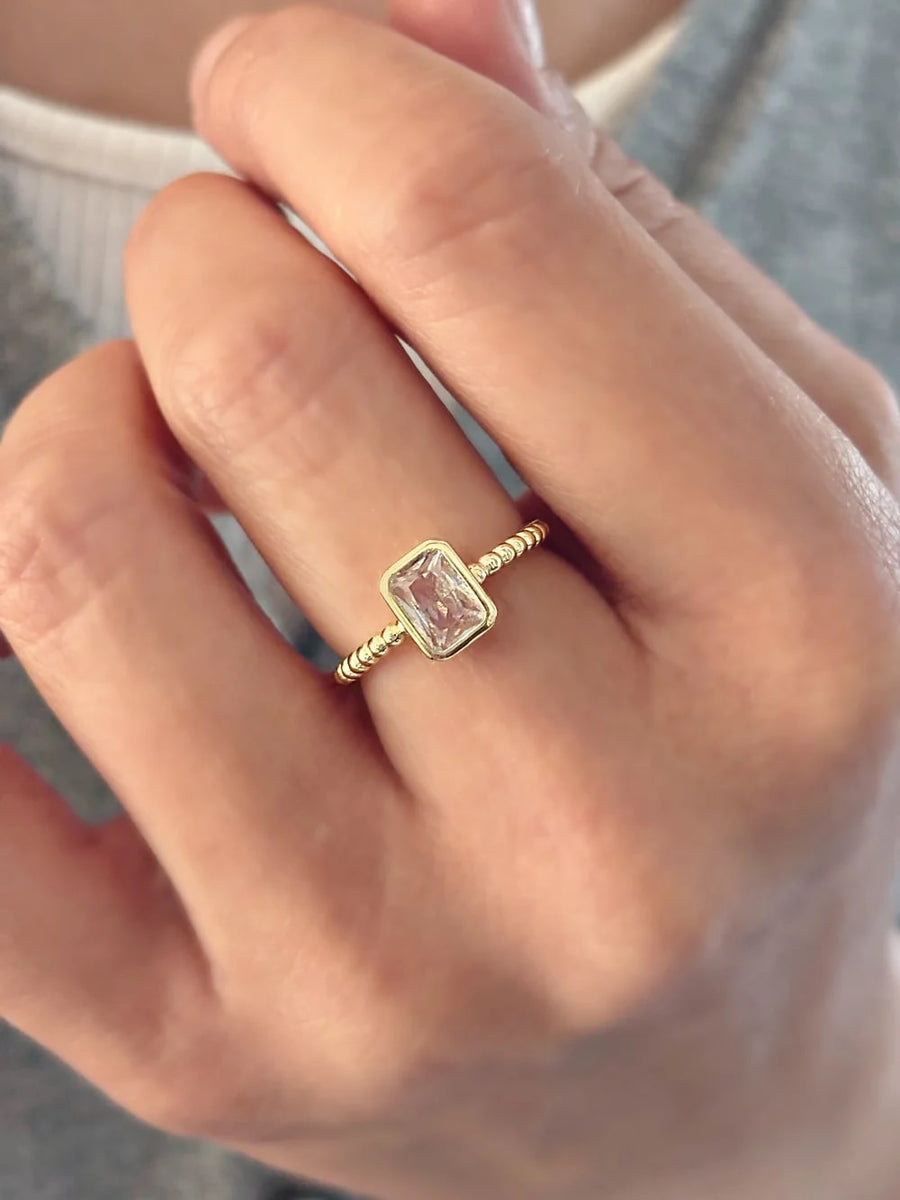 Bague Daniella dorée de Tokade