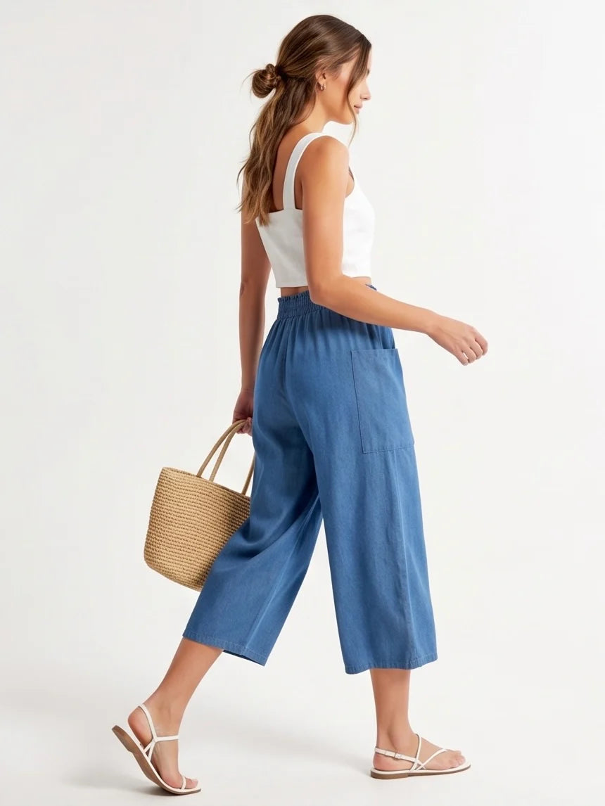 Pantalon Devon bleu de Kollontaï