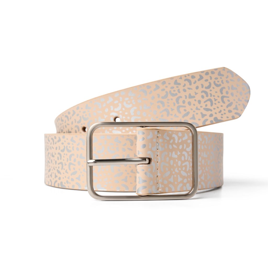 Ceinture Elsa beige silver foy de Eco7