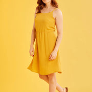 Robe fleurs sauvages jaune par Cherry Bobin