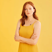 Robe fleurs sauvages jaune par Cherry Bobin