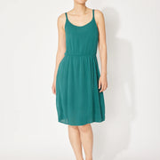 Robe fleurs sauvages verte par Cherry Bobin