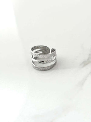 Bague Gracia argentée de Tokade