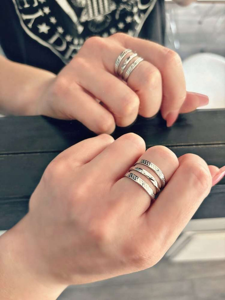 Bague Gracia argentée de Tokade