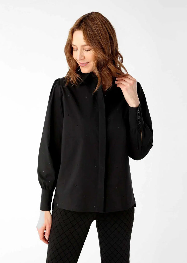 Blouse Gracie noire de Lisette L