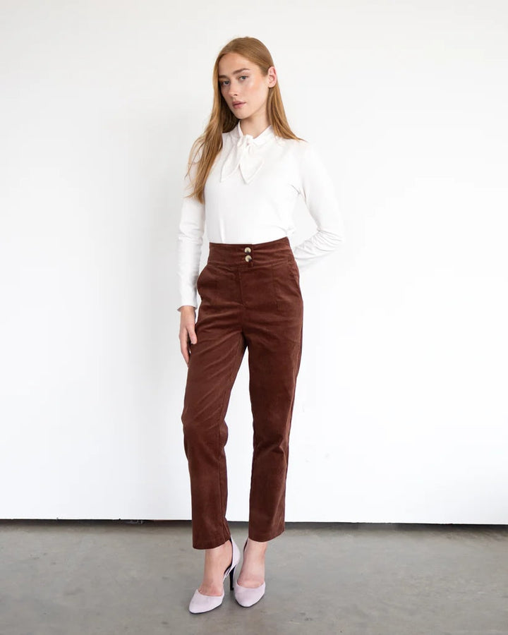 Pantalon Graham noisette par Eve Lavoie